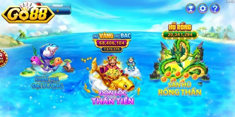 Game bắn cá Go88 nên một lần tham gia