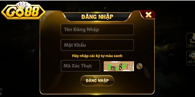 Quy trình cụ thể để người chơi đăng nhập Go88