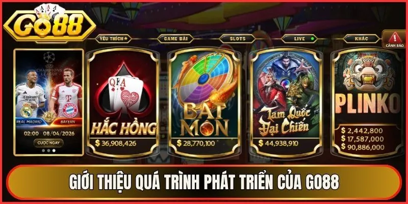 Giới thiệu quá trình phát triển của Go88